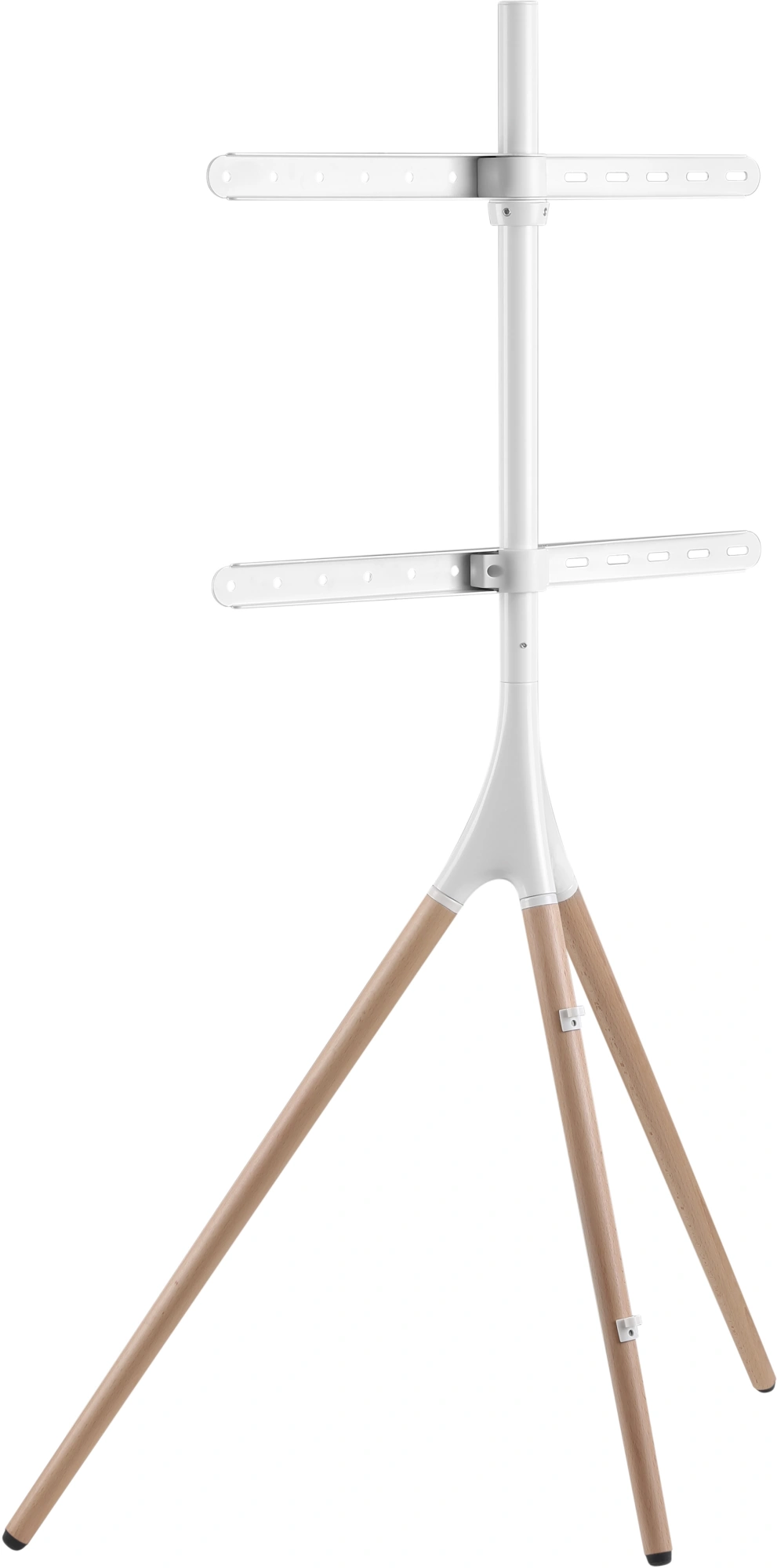 Подставка для телевизора Cactus CS-ST1246WTBCH, 45-65", напольный, белый  / береза