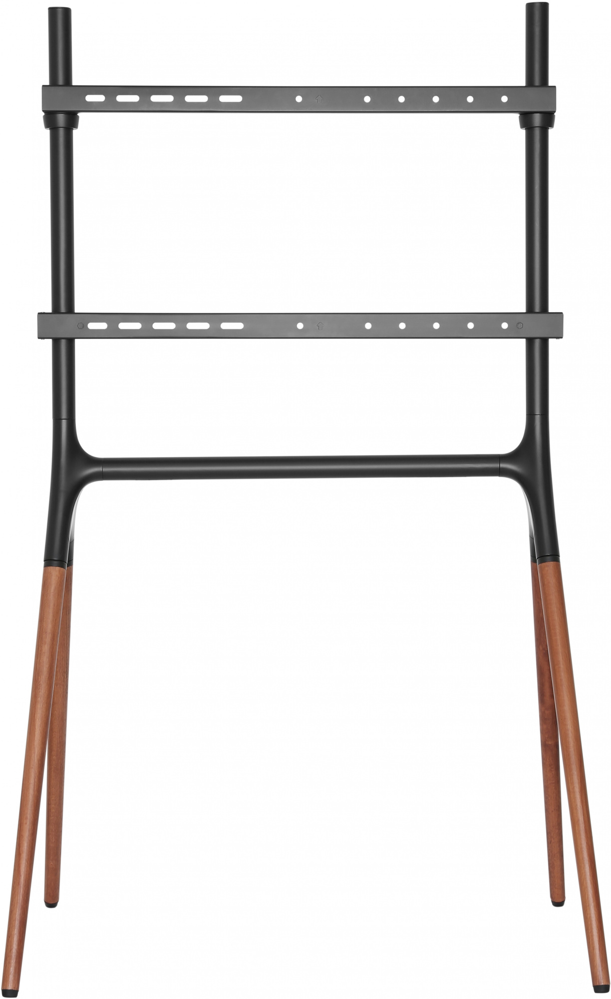 Подставка для телевизора Cactus CS-ST1247BKWN, 49-70", напольный, черный  / орех