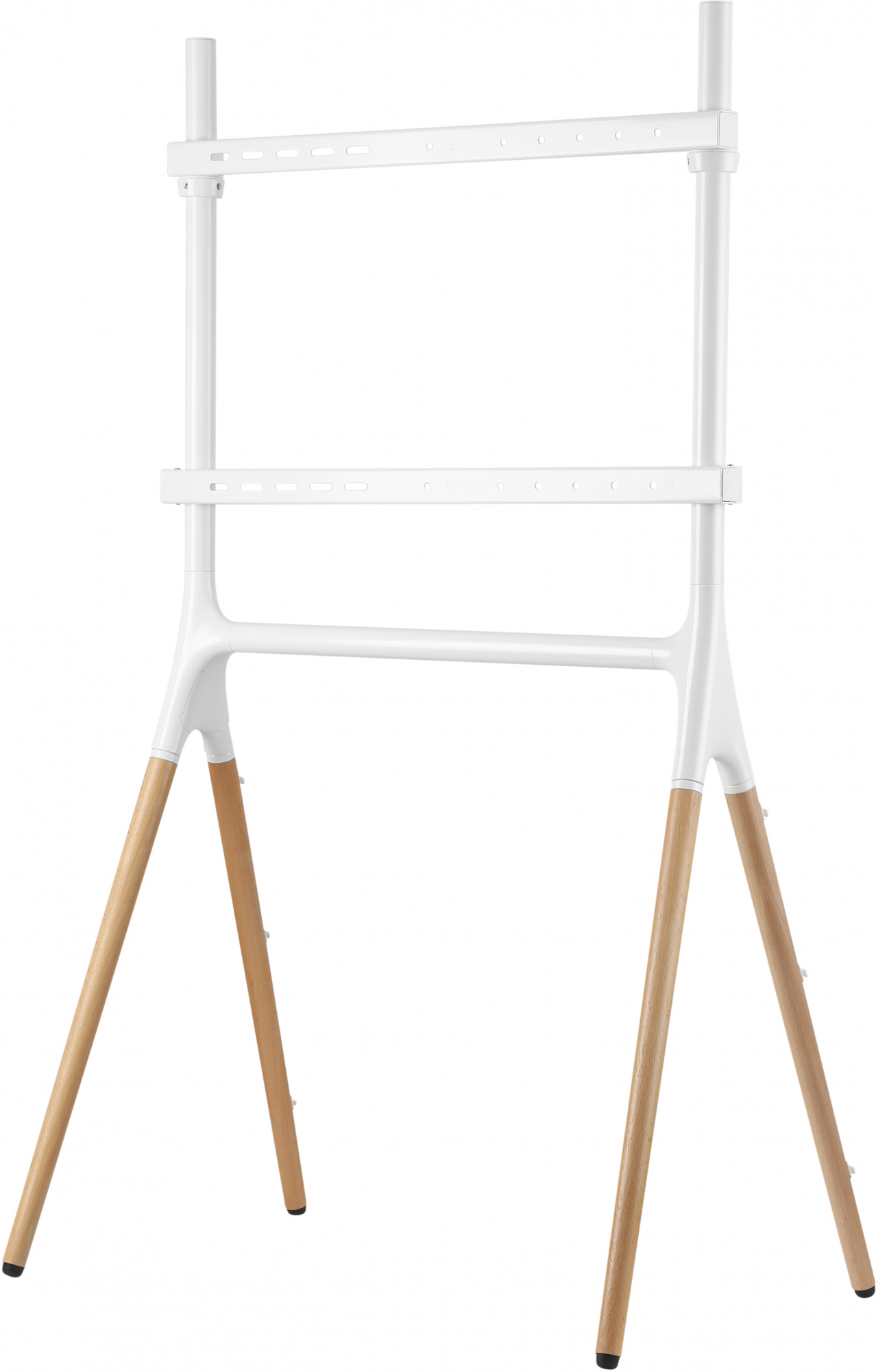 Подставка для телевизора Cactus CS-ST1247WTBCH, 49-70", напольный, белый  / береза