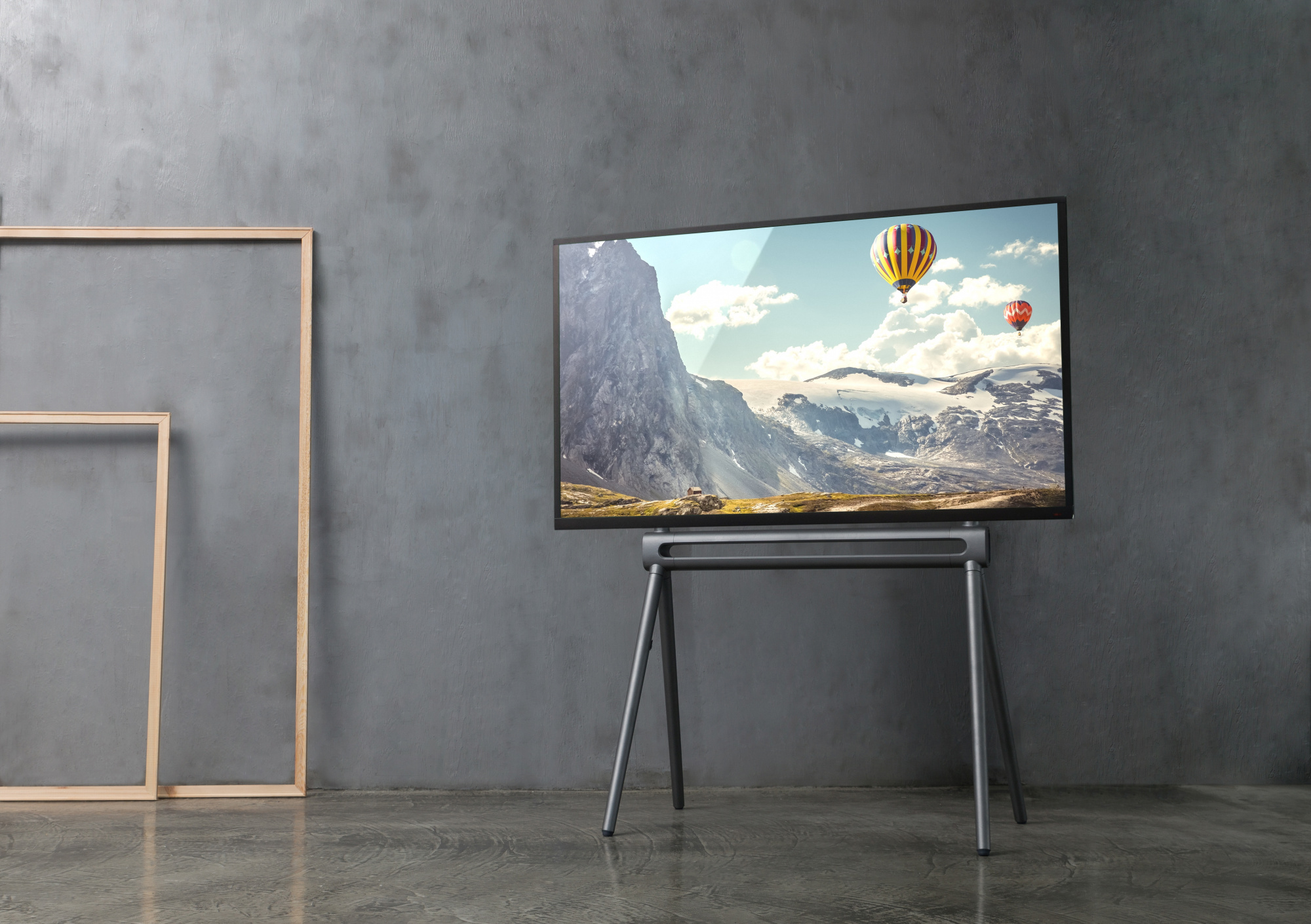 Подставка для телевизора Cactus CS-ST2946GY, 49-70", напольный, темно-серый