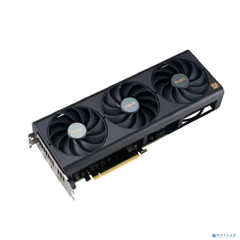 Видеокарта Asus PCI-E 4.0 PROART-RTX4070-O12G NVIDIA GeForce RTX 4070 12288Mb 192 GDDR6X 2535/21000 HDMIx1 DPx3 HDCP Ret