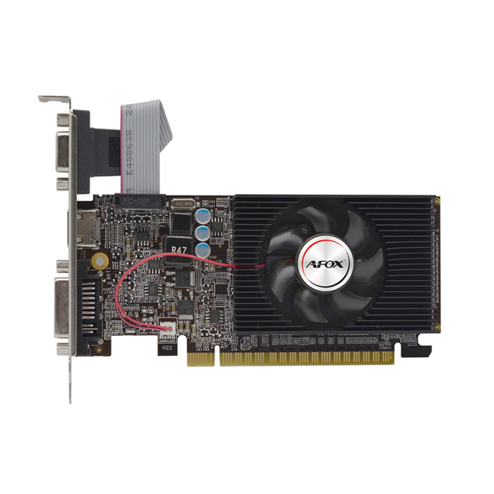 Видеокарта AFOX GT610 2GB LP DDR3 64bit VGA/DVI/HDMI (AF610-2048D3L7-V6) RTL