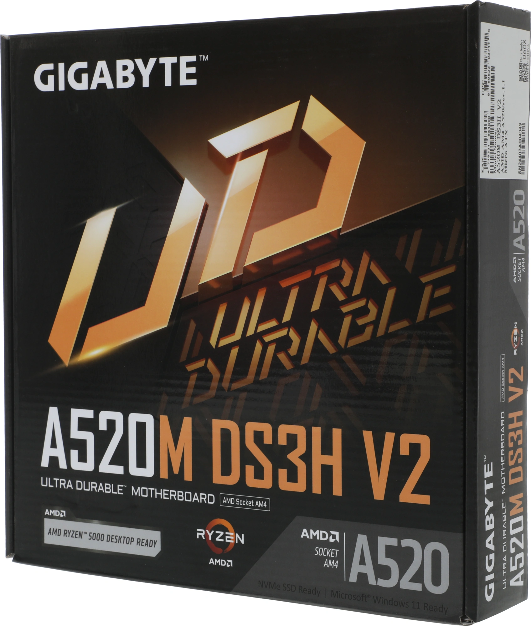 GIGABYTE A520M DS3H V2