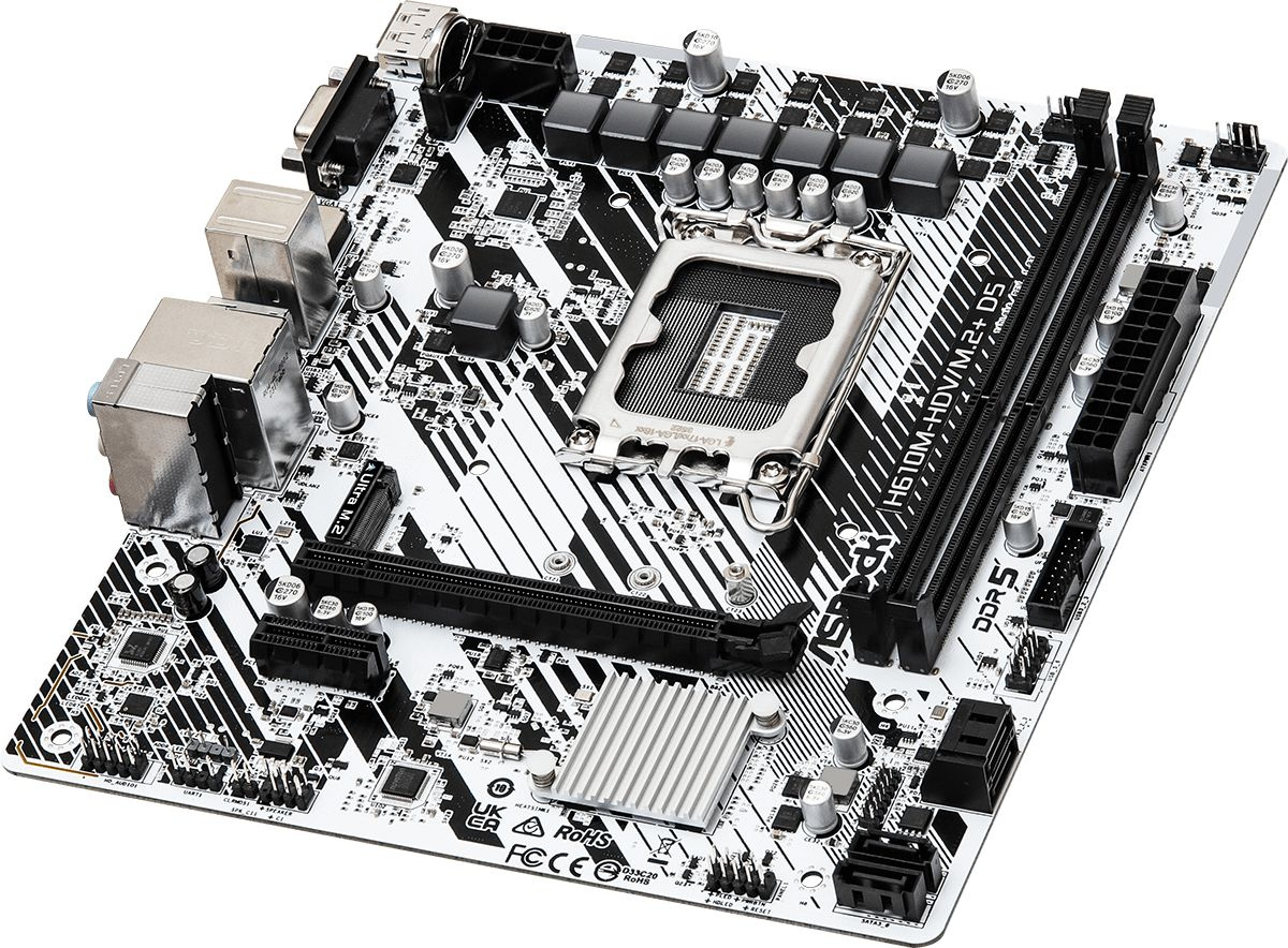 ASROCK H610M-HDV/M.2+ D5 {LGA 1700, Intel H610, mATX} RTL