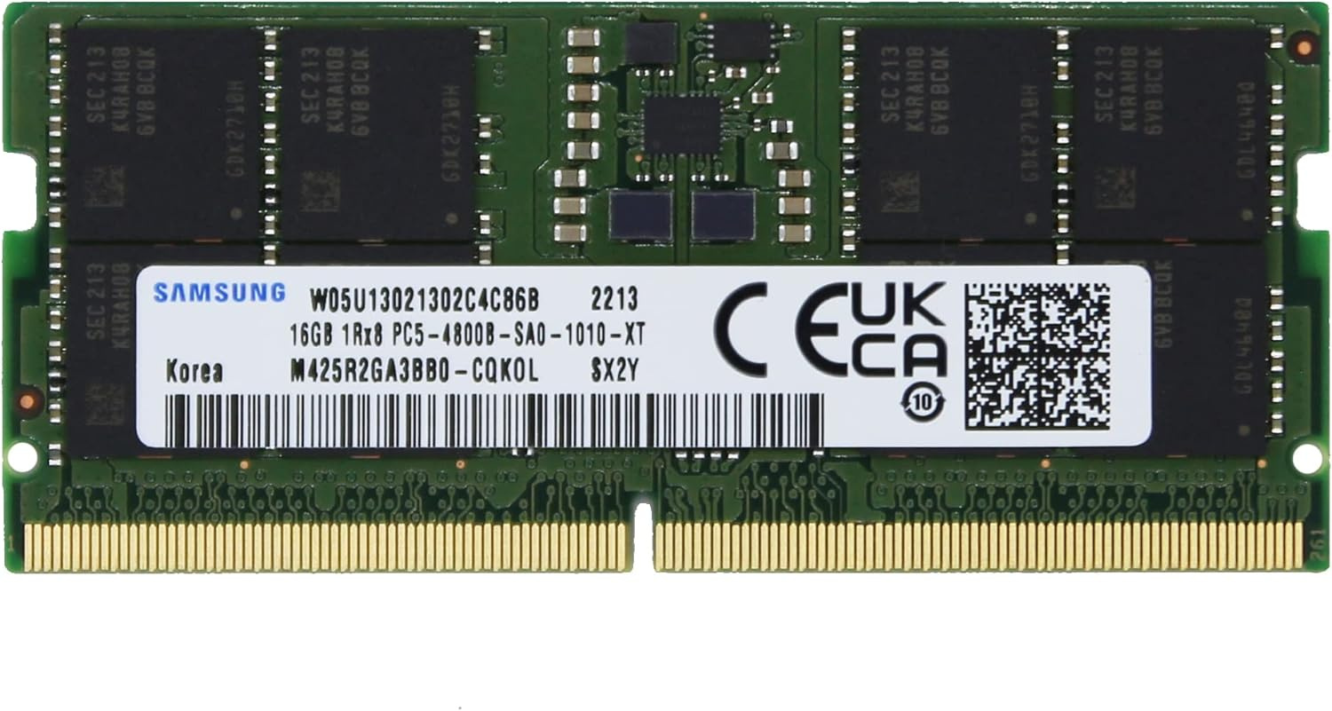 DDR5 16GB 4800MHz Samsung M425R2GA3BB0-CQK OEM PC5-38400 CL40 SO-DIMM 288-pin 1.1В dual rank OEM