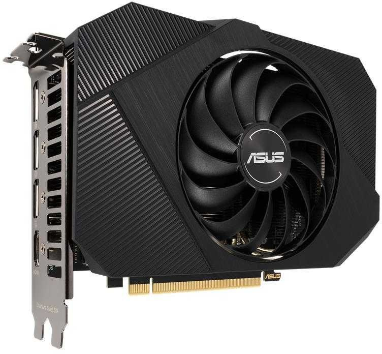 Видеокарта Asus PCI-E nVidia GeForce RTX3060 12Gb  (192bit/GDDR6/HDMI/DPx3) (PH-RTX3060-12G-V2) RTL