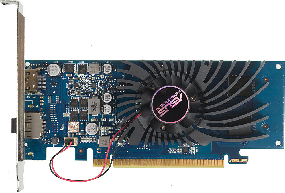 Видеокарта ASUS GeForce GT1030 2Gb GDDR5  64 bit  DP/HDMI (GT1030-2G-BRK) RTL