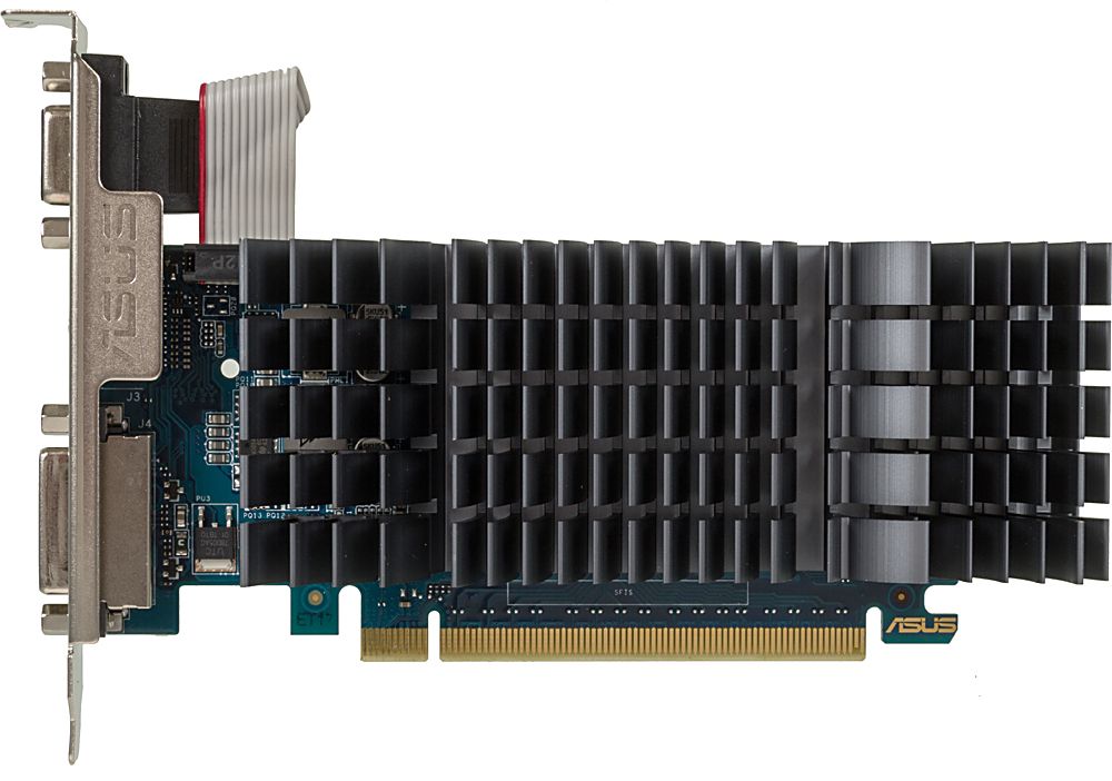 Видеокарта ASUS GeForce GT730 Silent LP 2GB GDDR5 64Bit VGA/DVI/HDMI (GT730-SL-2GD5-BRK) RTL