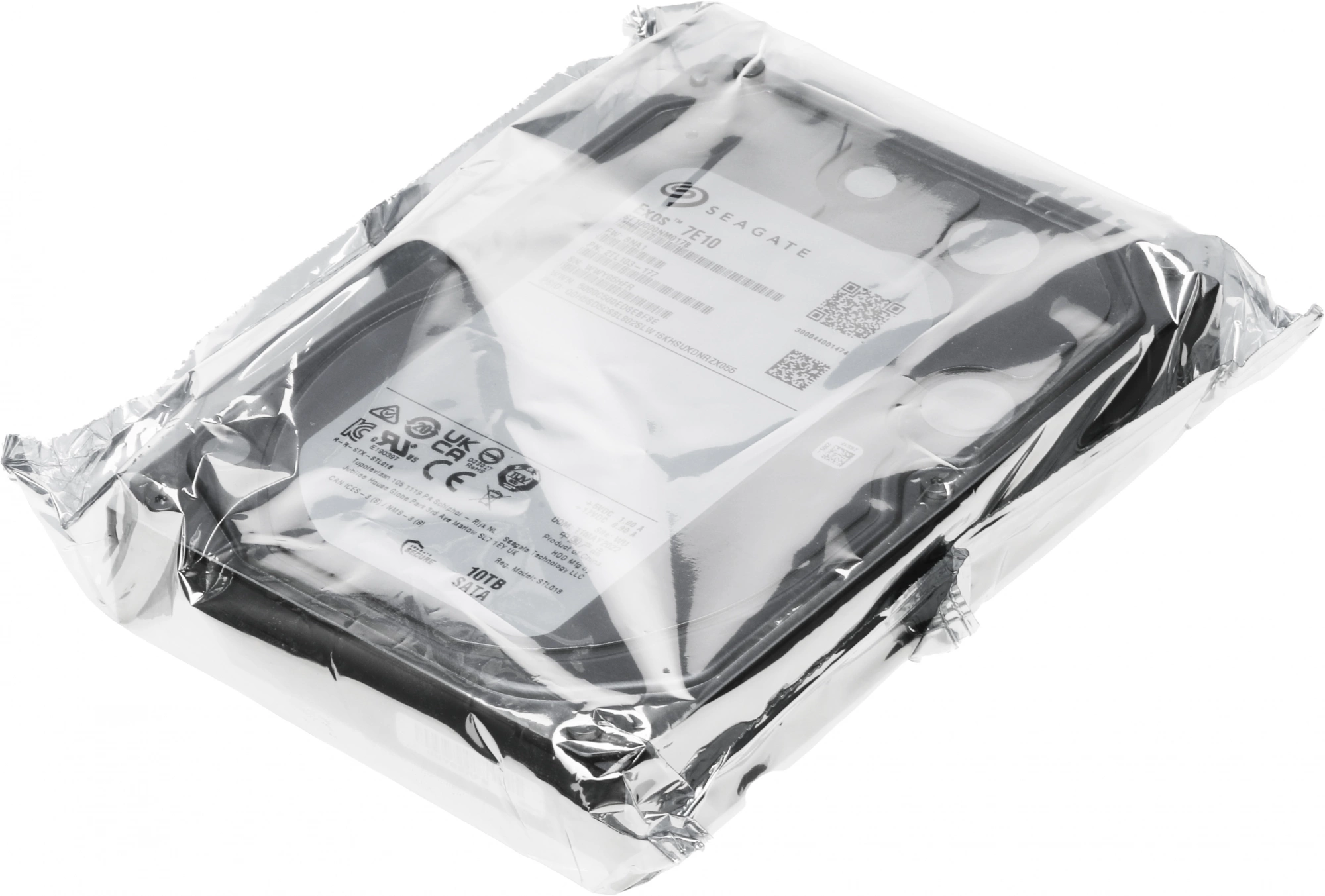 10TB Seagate Exos 7E10 (ST10000NM017B) {SATA 6Gb/s, 7200 rpm, 256mb buffer, 3.5", RAID Edition}