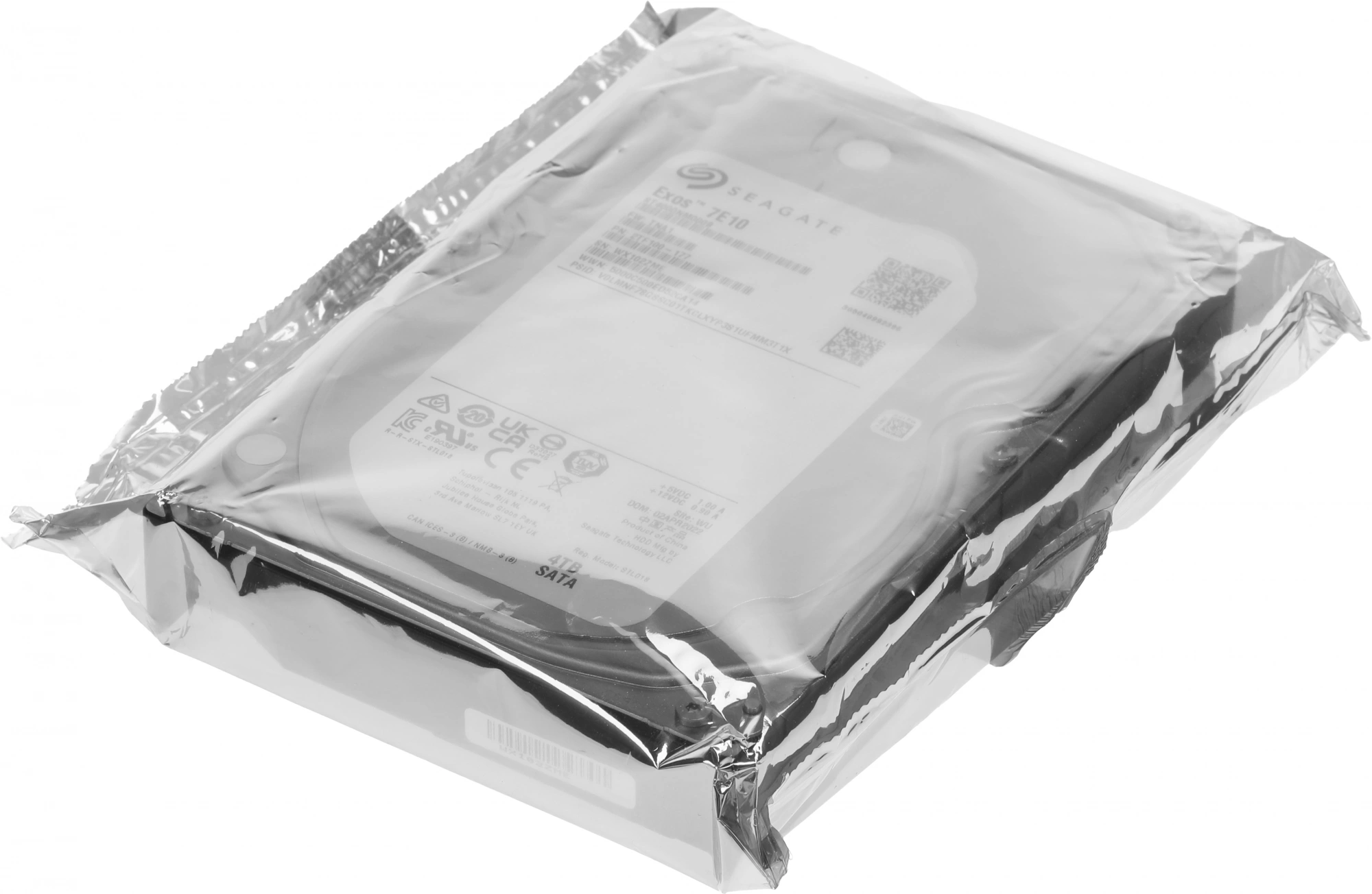 4TB Seagate Exos 7E10 (ST4000NM000B) {SATA 6Gb/s, 7200 rpm, 256mb buffer, 3.5"}