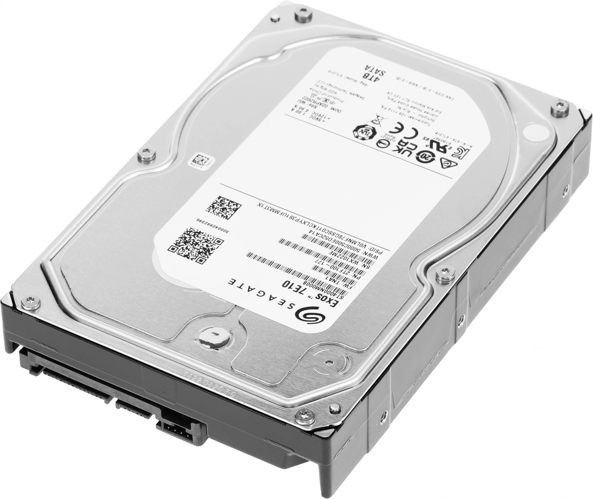 4TB Seagate Exos 7E10 (ST4000NM000B) {SATA 6Gb/s, 7200 rpm, 256mb buffer, 3.5"}