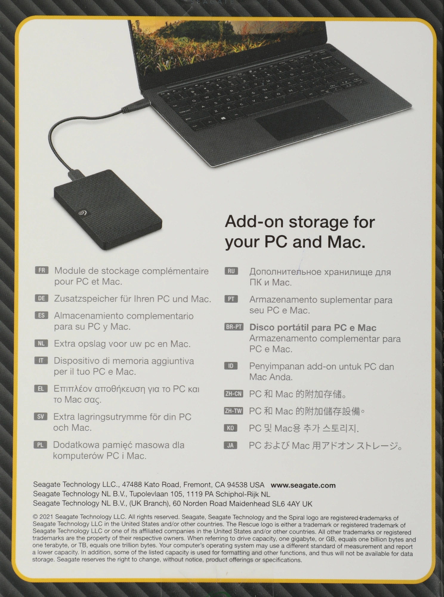 Seagate Portable HDD 2Tb Expansion STKM2000400 {USB 3.0, 2.5", Black}