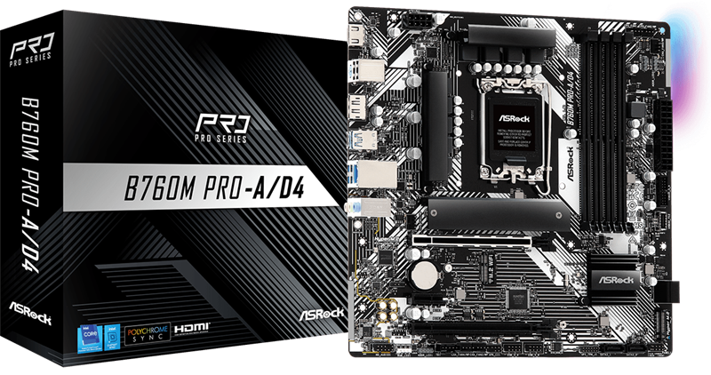 Материнская плата B760M PRO-A/D4 Материнская плата B760M PRO-A/D4