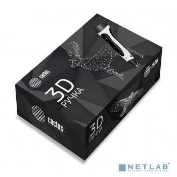 Ручка 3D Cactus CS-3D-PEN-C-WT PLA ABS LCD белый (CS-3D-PEN-C-WT)