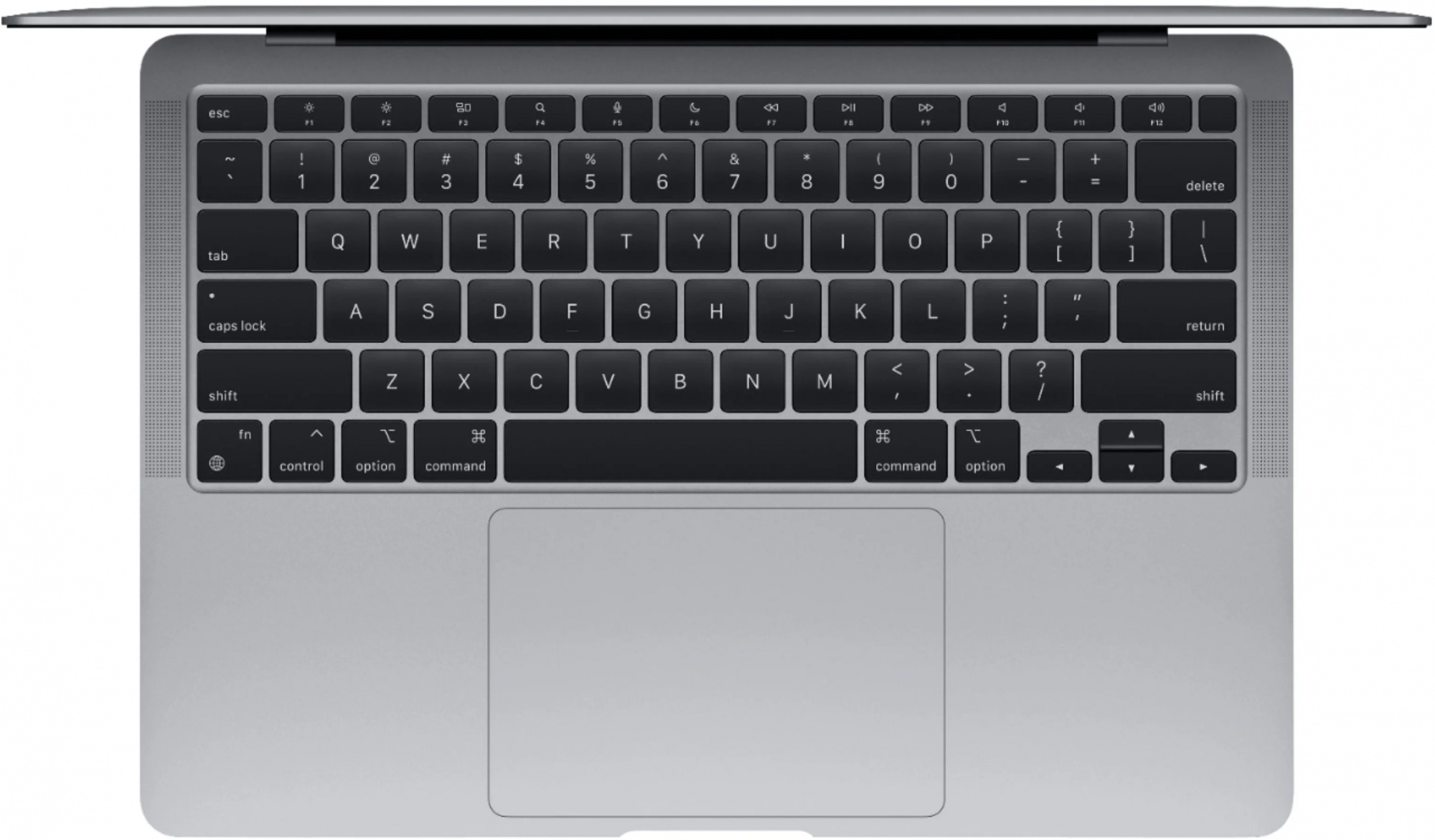 Apple MacBook Air 13 Late 2020 [MGN63HN/A] (КЛАВ.РУС.ГРАВ.) Space Grey 13.3'' Retina {(2560x1600) M1 8C CPU 7C GPU/8GB/256GB SSD/без переходника на EU арт.11007065}