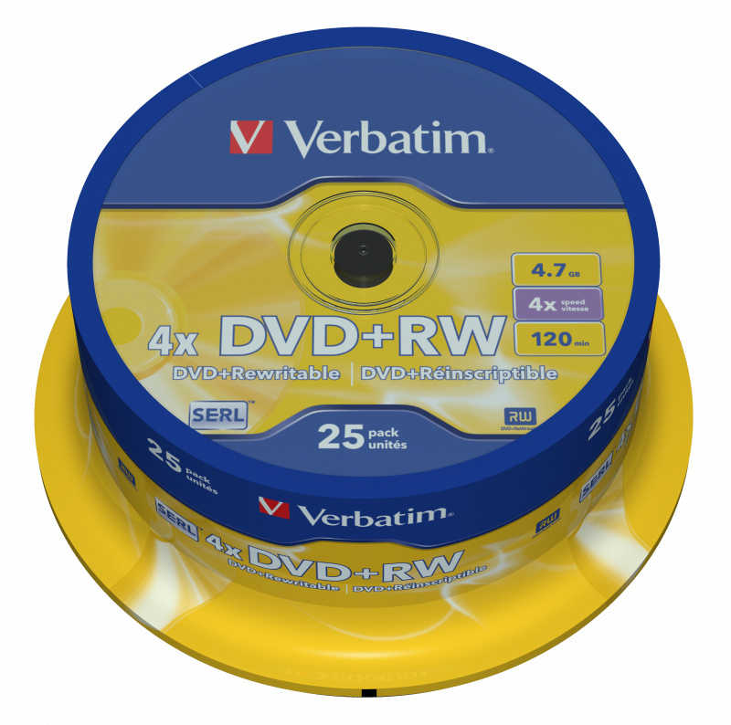 Verbatim  Диски DVD+R  4.7Gb 16х, 10 шт, Cake Box (43498)