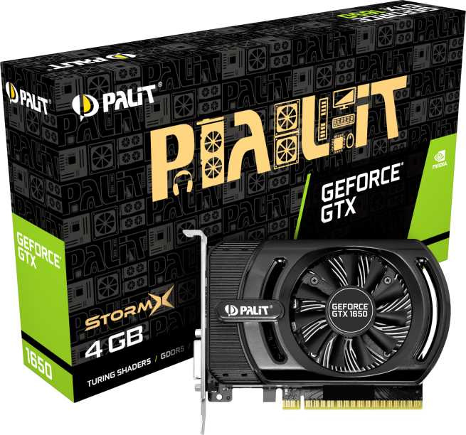 PALIT GeForce GTX1650 4 GB STORMX  [NE51650006G1-1170F] RTL