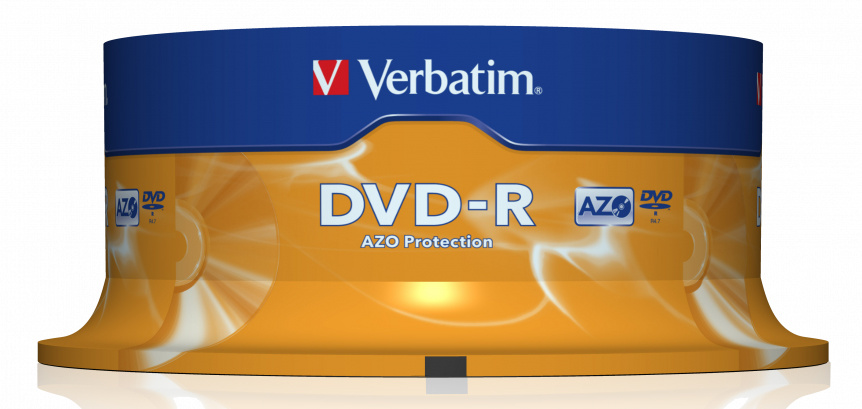 Verbatim  Диски DVD-R   4.7Gb 16-х, 25шт, Cake Box (43522)