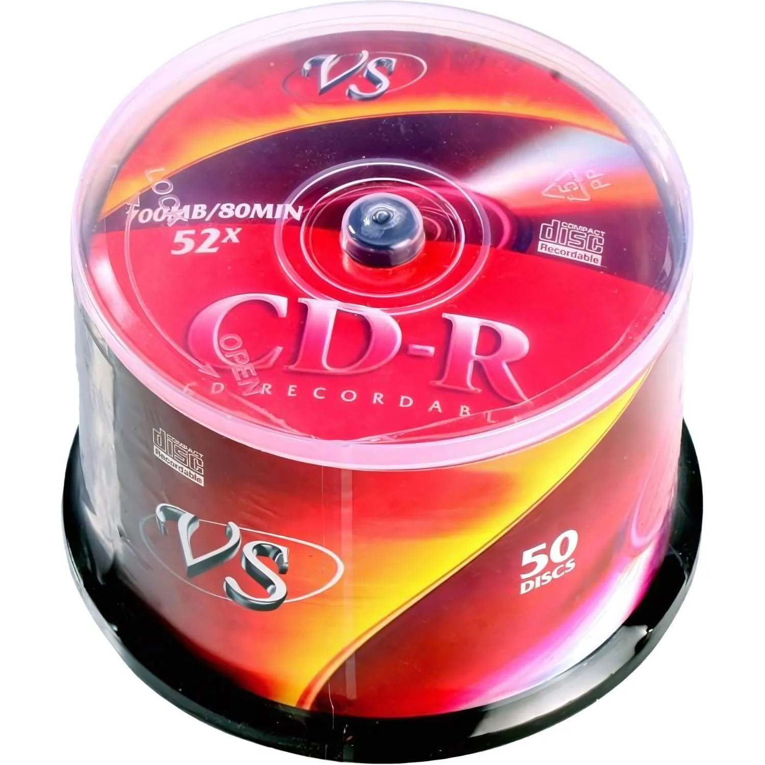 Диски VS CD-R 700MB 52x Cake/50 (620106)