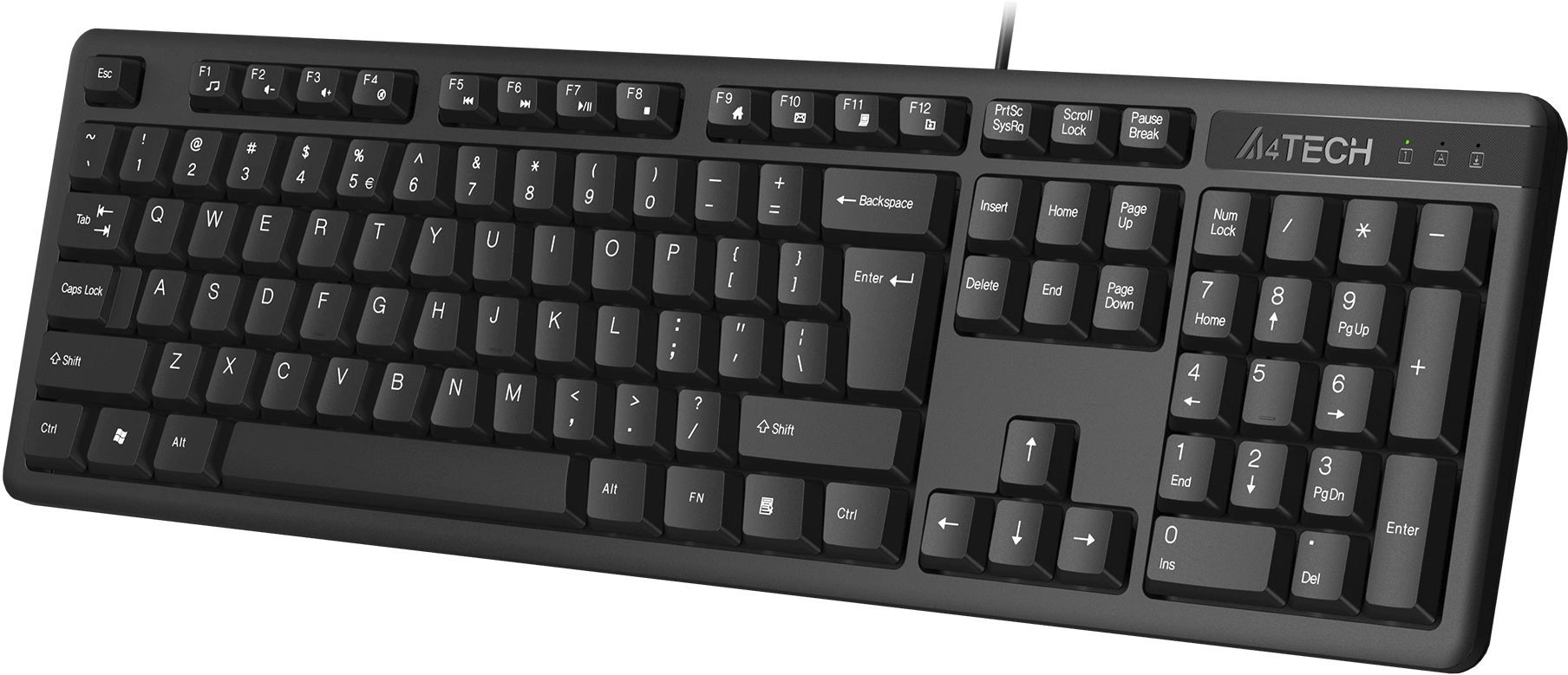 Клавиатура A4Tech KKS-3 черный USB [1933333]