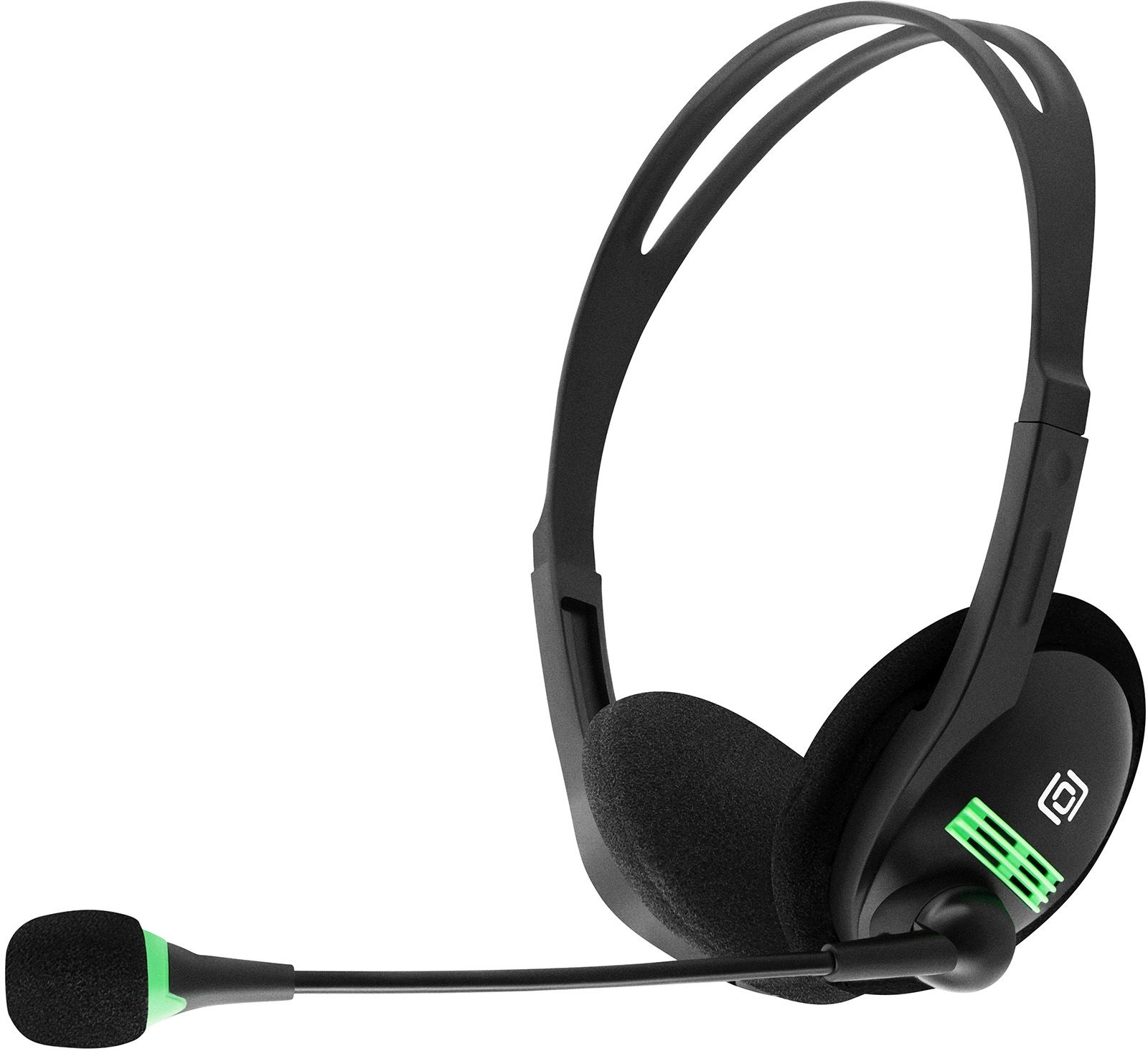 Oklick Наушники с микрофоном Оклик HS-M100 черный 1.8м накладные (1532004)