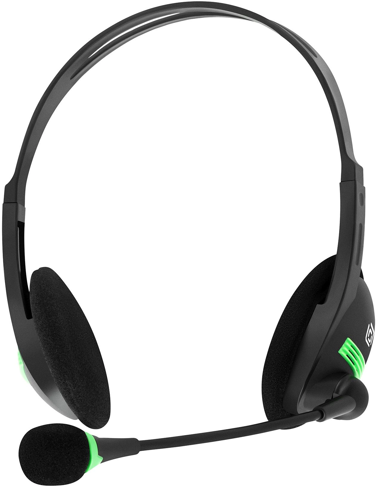 Oklick Наушники с микрофоном Оклик HS-M100 черный 1.8м накладные (1532004)