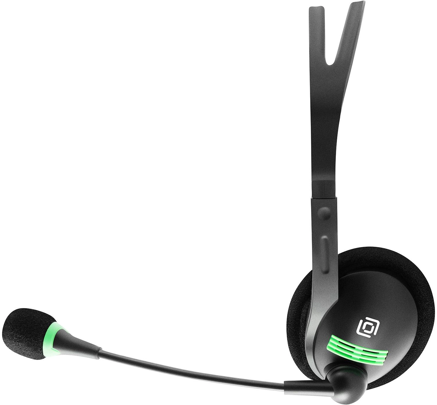 Oklick Наушники с микрофоном Оклик HS-M100 черный 1.8м накладные (1532004)