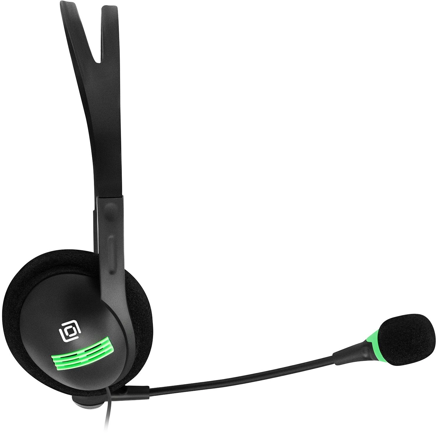 Oklick Наушники с микрофоном Оклик HS-M100 черный 1.8м накладные (1532004)