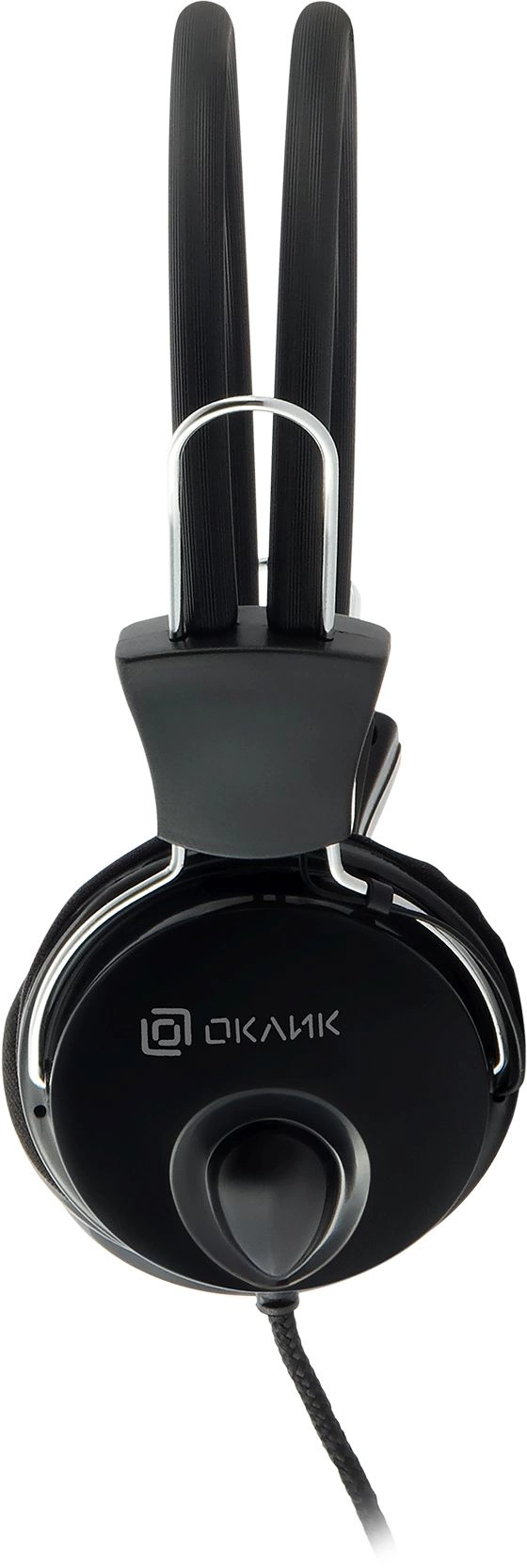 Oklick Наушники с микрофоном Оклик HS-M200 черный 1.8м накладные (1532011) Oklick Наушники с микрофоном Оклик HS-M200 черный 1.8м накладные (1532011)