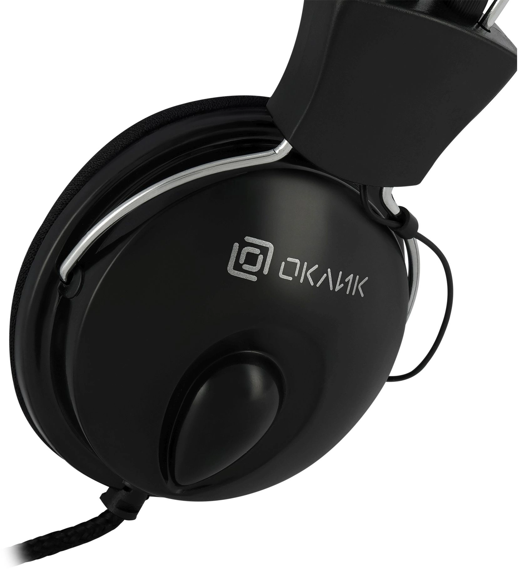 Oklick Наушники с микрофоном Оклик HS-M200 черный 1.8м накладные (1532011) Oklick Наушники с микрофоном Оклик HS-M200 черный 1.8м накладные (1532011)