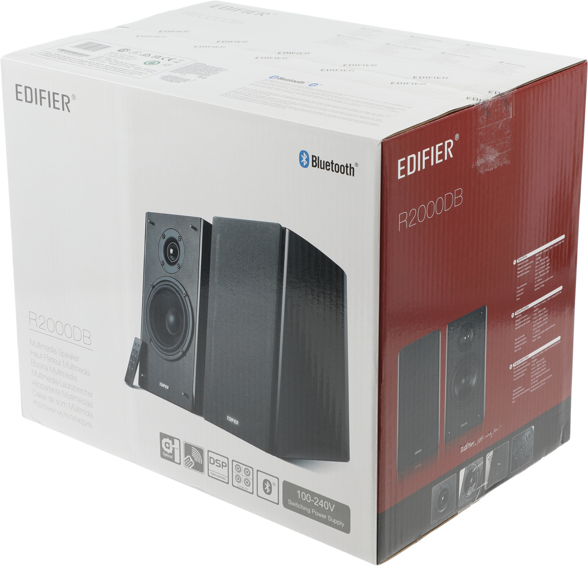 Edifier R2000DB черный {24Wx2 + 36Wx2, 50 Гц - 20 кГц, пульт ДУ} Edifier R2000DB черный {24Wx2 + 36Wx2, 50 Гц - 20 кГц, пульт ДУ}