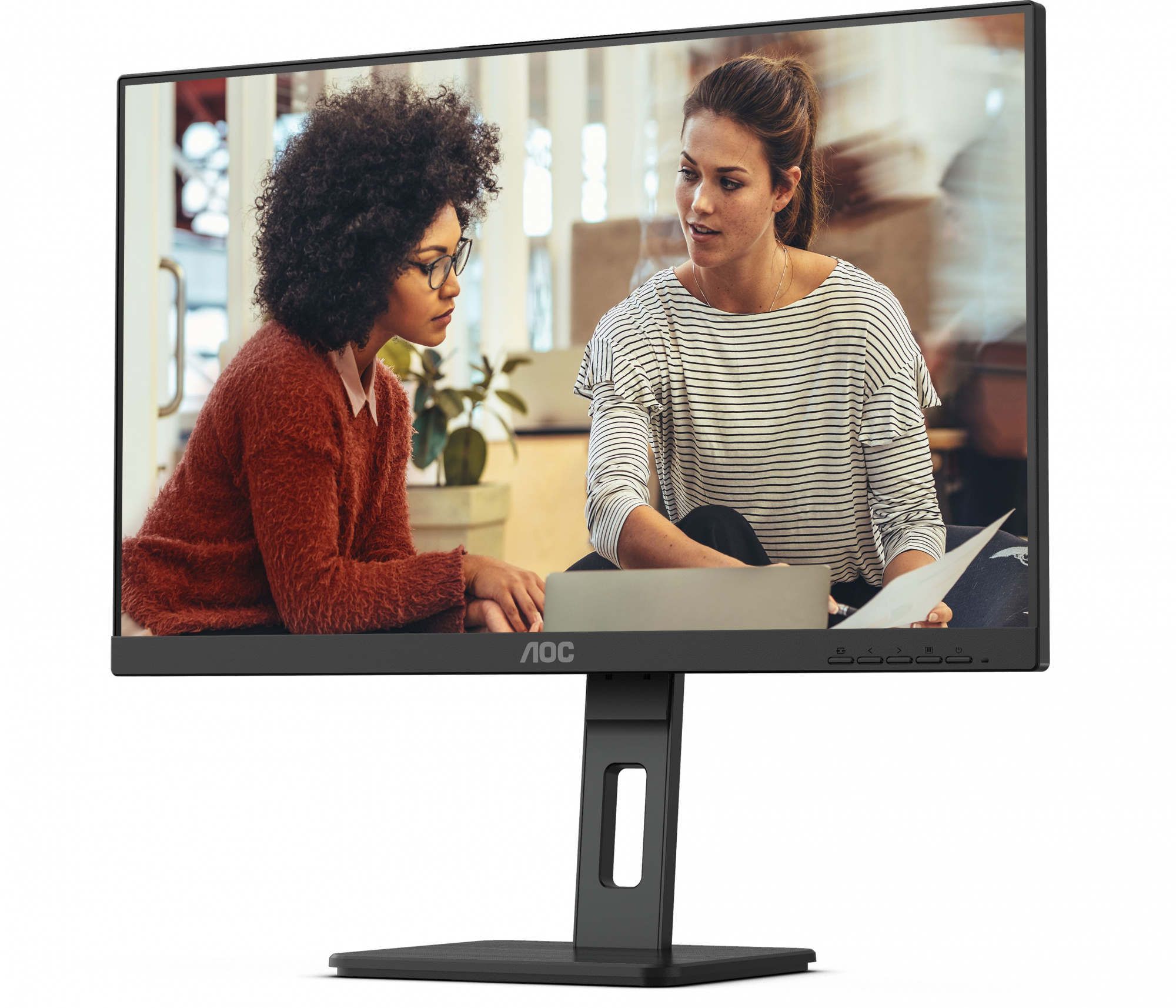 LCD AOC 23.8" 24E3QAF {IPS 1920x1080 100Hz 4ms 300cd D-Sub HDMI DisplayPort 2x2W Pivot}