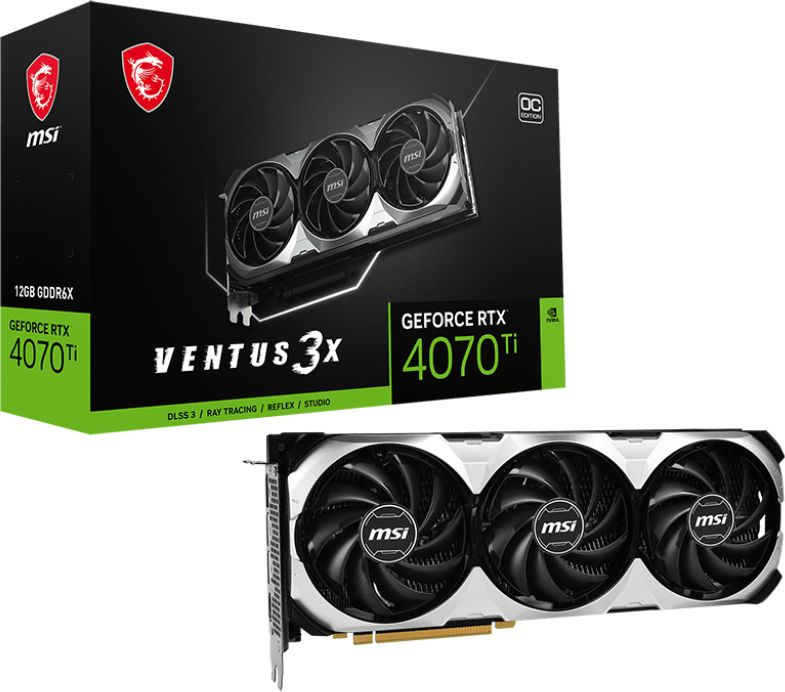MSI RTX 4070 TI VENTUS 3X E112GOC MSI RTX 4070 TI VENTUS 3X E112GOC