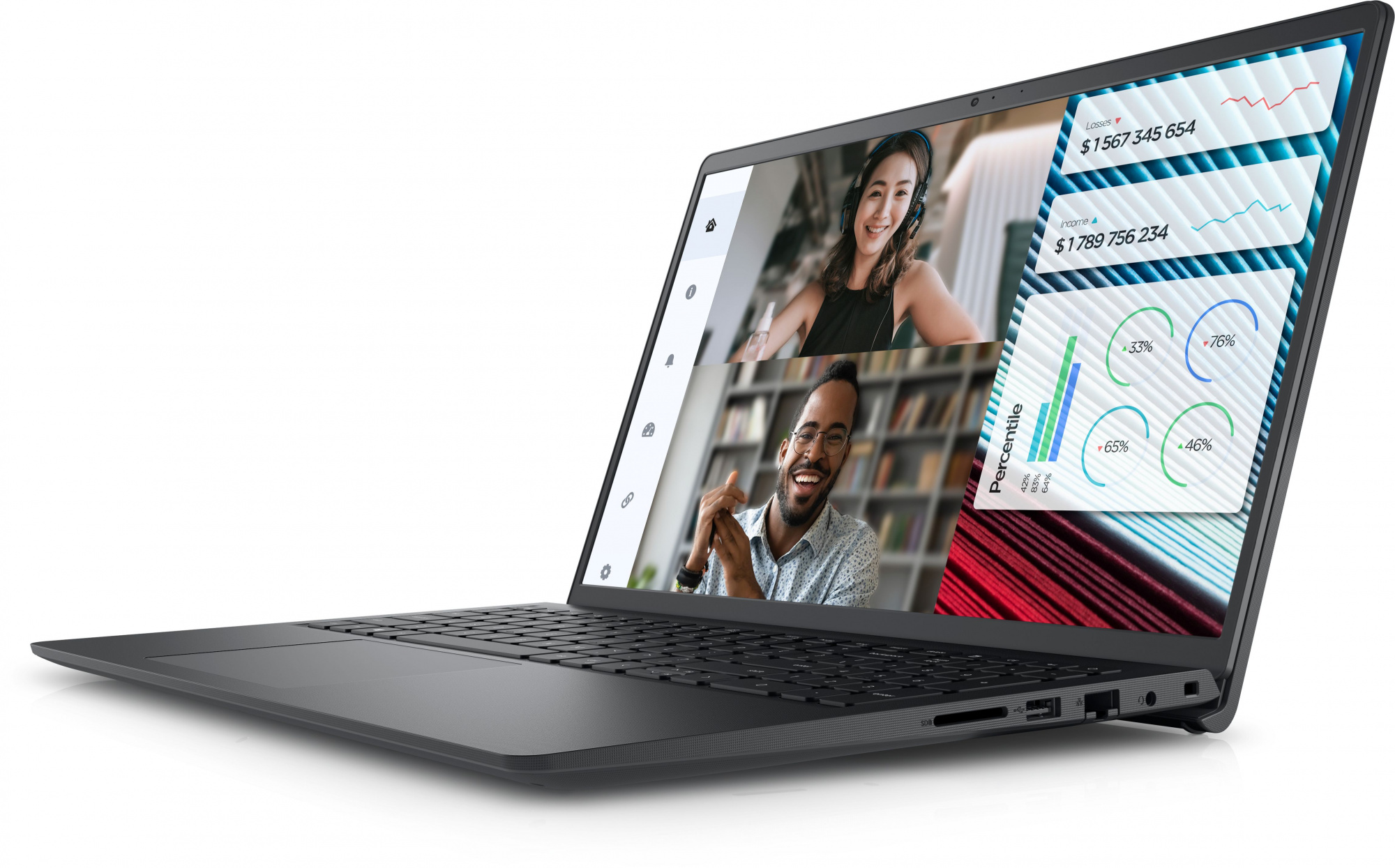 DELL Vostro 3520 [3520-5650] black 15.6&quot; {FHD i5-1235U/16Gb/512Gb SSD/Linux}