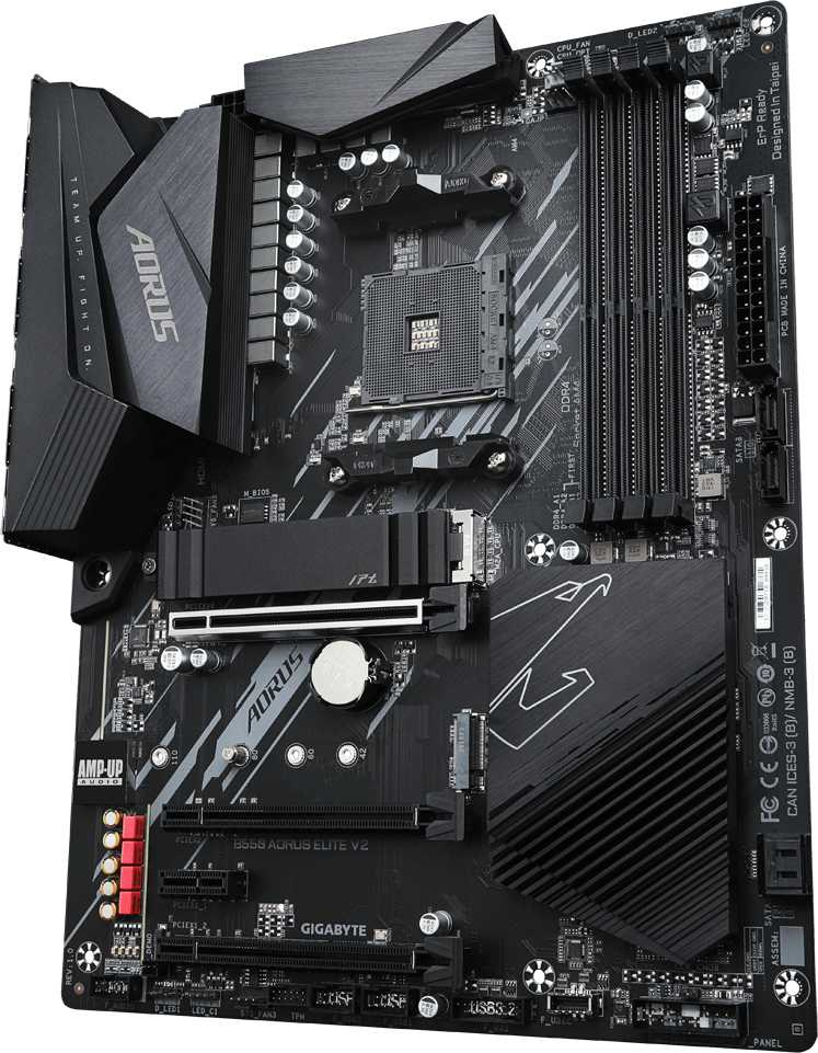 Gigabyte B550 AORUS ELITE V2 {Soc-AM4 AMD B550 4xDDR4 ATX AC`97 8ch(7.1) 2.5Gg RAID+HDMI+DP} Gigabyte B550 AORUS ELITE V2 {Soc-AM4 AMD B550 4xDDR4 ATX AC`97 8ch(7.1) 2.5Gg RAID+HDMI+DP}