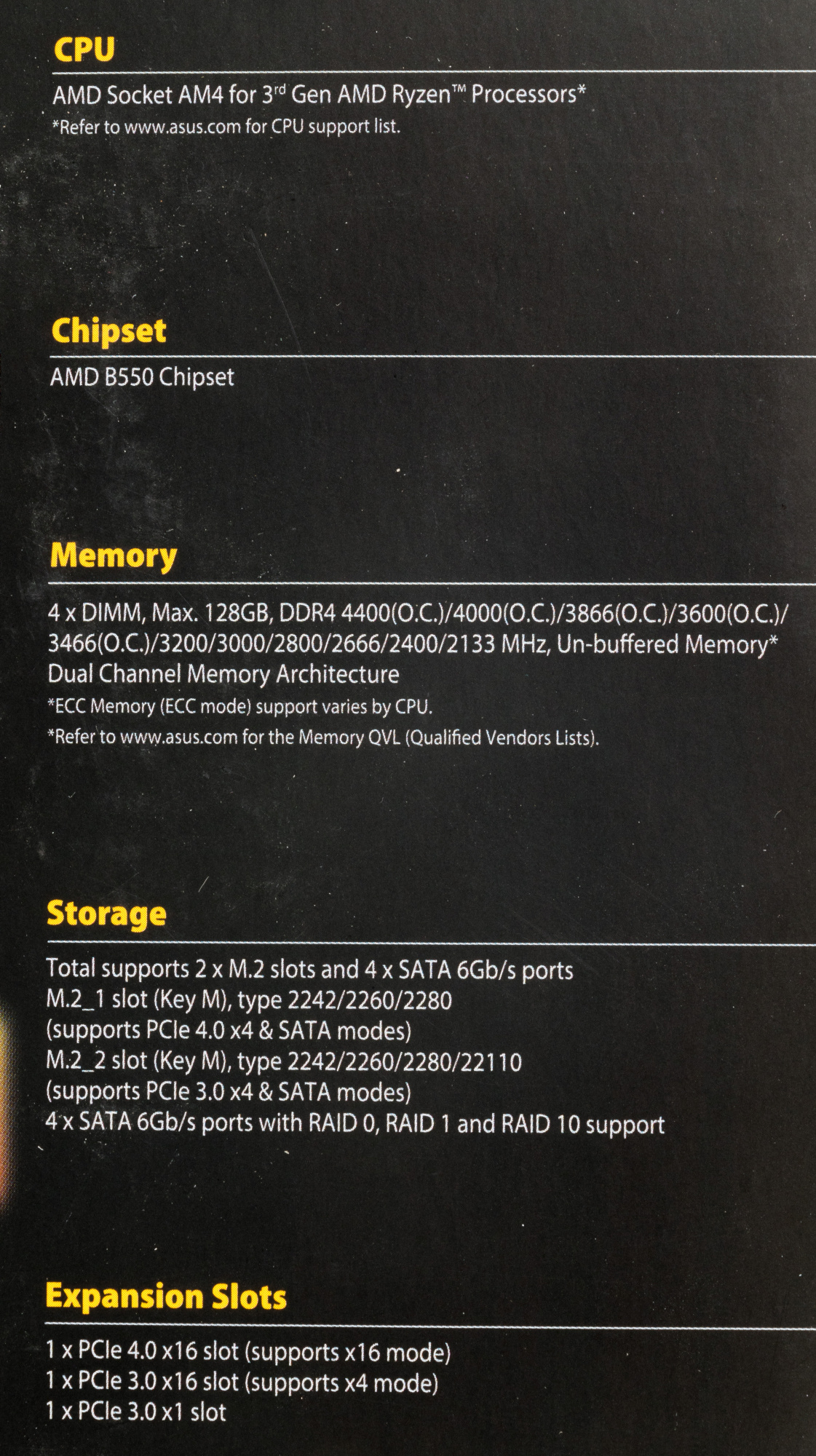 ASUS TUF GAMING B550M-PLUS (Socket AM4, mATX, 4xDDR4(128GB), HDMI 2.1/DP, 1xPCIe 4.0x16/1xPCIe 3.0x16, 1xPCIe 3.0, 1xLAN (2.5GbE), 4xSATA 6Gb/s, 2xM.2, 1xType-C, 5xUSB 3.2, 2xUSB 2.0, 1xPS/2) ASUS TUF GAMING B550M-PLUS (Socket AM4, mATX, 4xDDR4(128GB), HDMI 2.1/DP, 1xPCIe 4.0x16/1xPCIe 3.0x16, 1xPCIe 3.0, 1xLAN (2.5GbE), 4xSATA 6Gb/s, 2xM.2, 1xType-C, 5xUSB 3.2, 2xUSB 2.0, 1xPS/2)