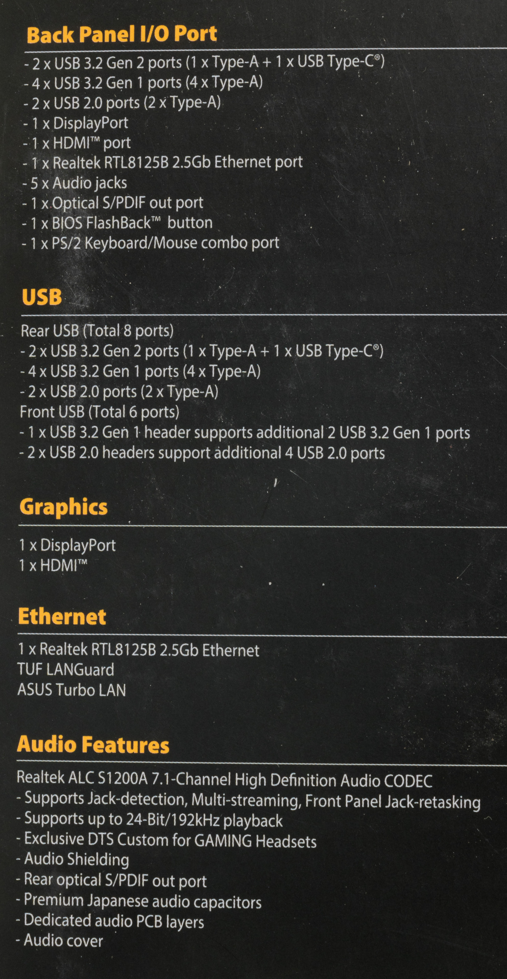 ASUS TUF GAMING B550M-PLUS (Socket AM4, mATX, 4xDDR4(128GB), HDMI 2.1/DP, 1xPCIe 4.0x16/1xPCIe 3.0x16, 1xPCIe 3.0, 1xLAN (2.5GbE), 4xSATA 6Gb/s, 2xM.2, 1xType-C, 5xUSB 3.2, 2xUSB 2.0, 1xPS/2) ASUS TUF GAMING B550M-PLUS (Socket AM4, mATX, 4xDDR4(128GB), HDMI 2.1/DP, 1xPCIe 4.0x16/1xPCIe 3.0x16, 1xPCIe 3.0, 1xLAN (2.5GbE), 4xSATA 6Gb/s, 2xM.2, 1xType-C, 5xUSB 3.2, 2xUSB 2.0, 1xPS/2)