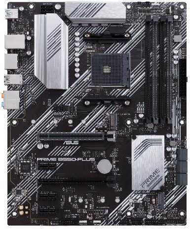 ASUS PRIME B550-PLUS (Socket AM4, ATX, 4xDDR4(128GB), DP/HDMI, 1xPCIe 4.0x16/1xPCIe 3.0x16, 3xPCIe 3.0, 1xLAN, 6xSATA 6Gb/s, 2xM.2, 1xType-C, 5xUSB 3.2, 2xUSB 2.0)
