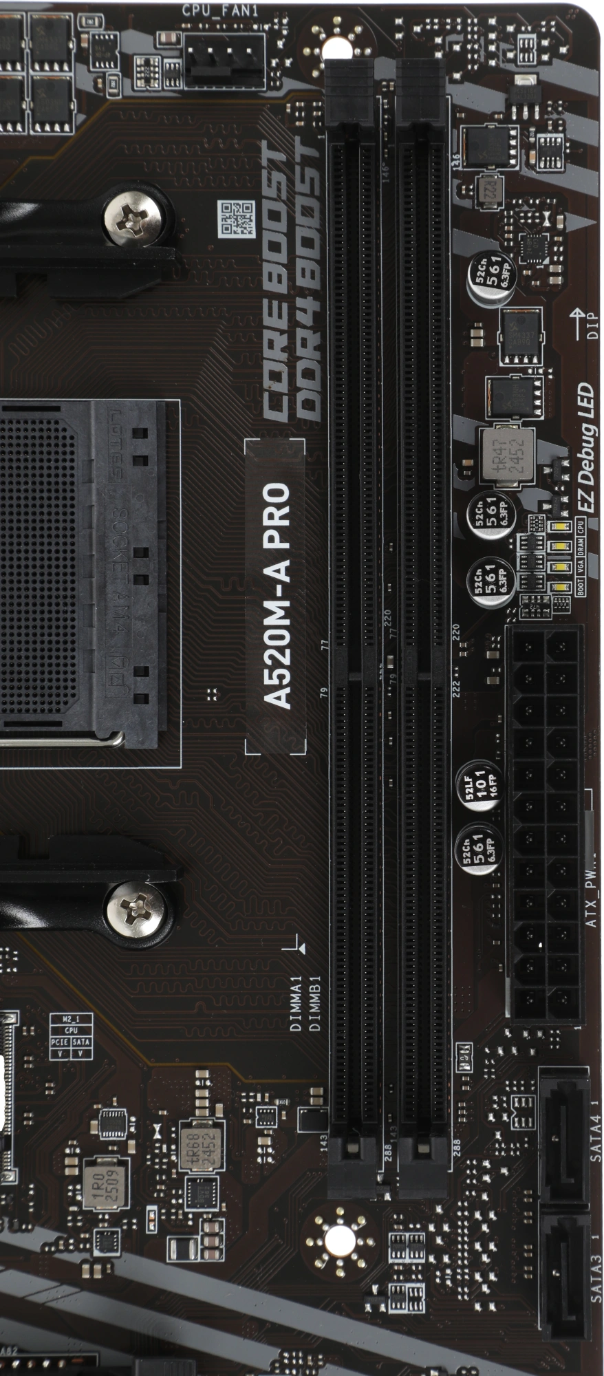 MSI A520M-A PRO {Soc-AM4 AMD A520 2xDDR4 mATX AC`97 8ch(7.1) GbLAN RAID+DVI+HDMI}