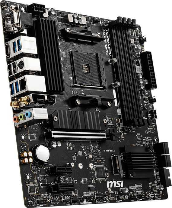 MSI B550M PRO-VDH WIFI {Soc-AM4 AMD B550 4xDDR4 mATX AC`97 8ch(7.1) GbLAN RAID+HDMI+DP}
