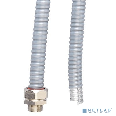 Dkc 6070R-32 Металлорукав DN 26мм в гладкой ПВХ изоляции, D вн 26,5 мм, D нар 34,0,IP66, 25 м, цвет серый