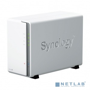 Synology DS223j Сетевое хранилище 2x2.5&quot;/3.5&quot; SATA, Realtek RTD1296-1.7GHz, 1 GB DDR4, 1x1 Гбит/с, 2xUSB