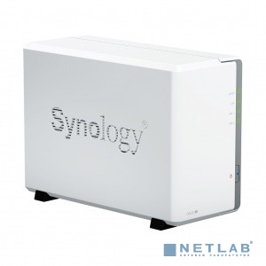 Synology DS223j Сетевое хранилище 2x2.5&quot;/3.5&quot; SATA, Realtek RTD1296-1.7GHz, 1 GB DDR4, 1x1 Гбит/с, 2xUSB