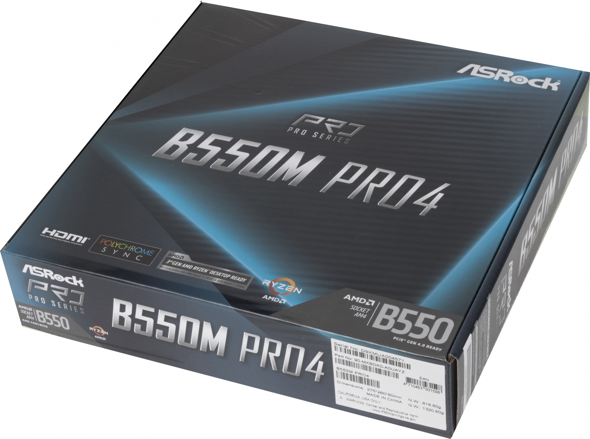 ASROCK B550M PRO4