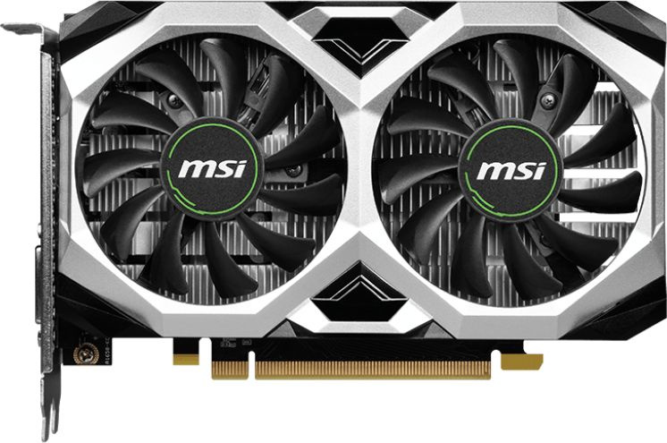 MSI PCI-E GTX 1650 D6 VENTUS XS OCV3 NVIDIA GeForce GTX 1650 4096Mb 128 GDDR6 1620/12000 DVIx1 HDMIx1 DPx1 HDCP Ret