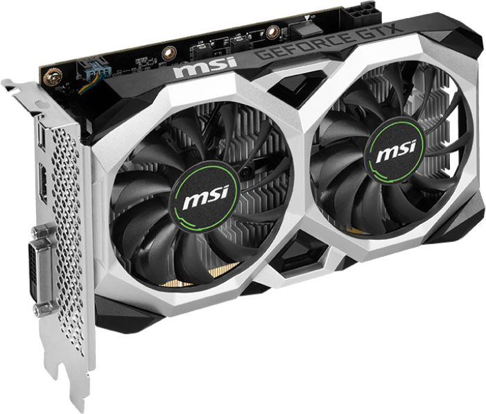 MSI PCI-E GTX 1650 D6 VENTUS XS OCV3 NVIDIA GeForce GTX 1650 4096Mb 128 GDDR6 1620/12000 DVIx1 HDMIx1 DPx1 HDCP Ret