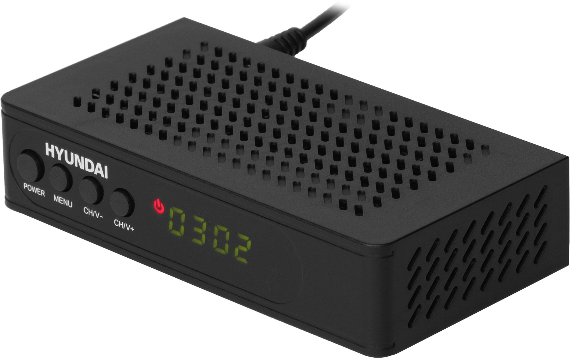 Ресивер DVB-T2 Hyundai H-DVB240 черный