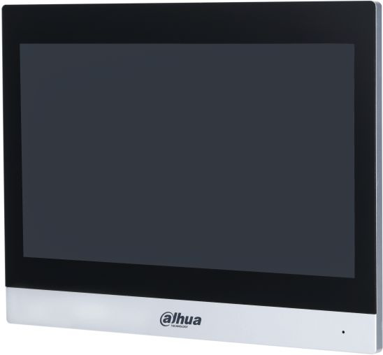 DAHUA DHI-VTH8A41KMS-W Монитор видеодомофона IP 10-и дюймовый с WiFi 2.4ГГц, серебрянный, 1024x600 разрешение, ёмкостной сенсорный экран