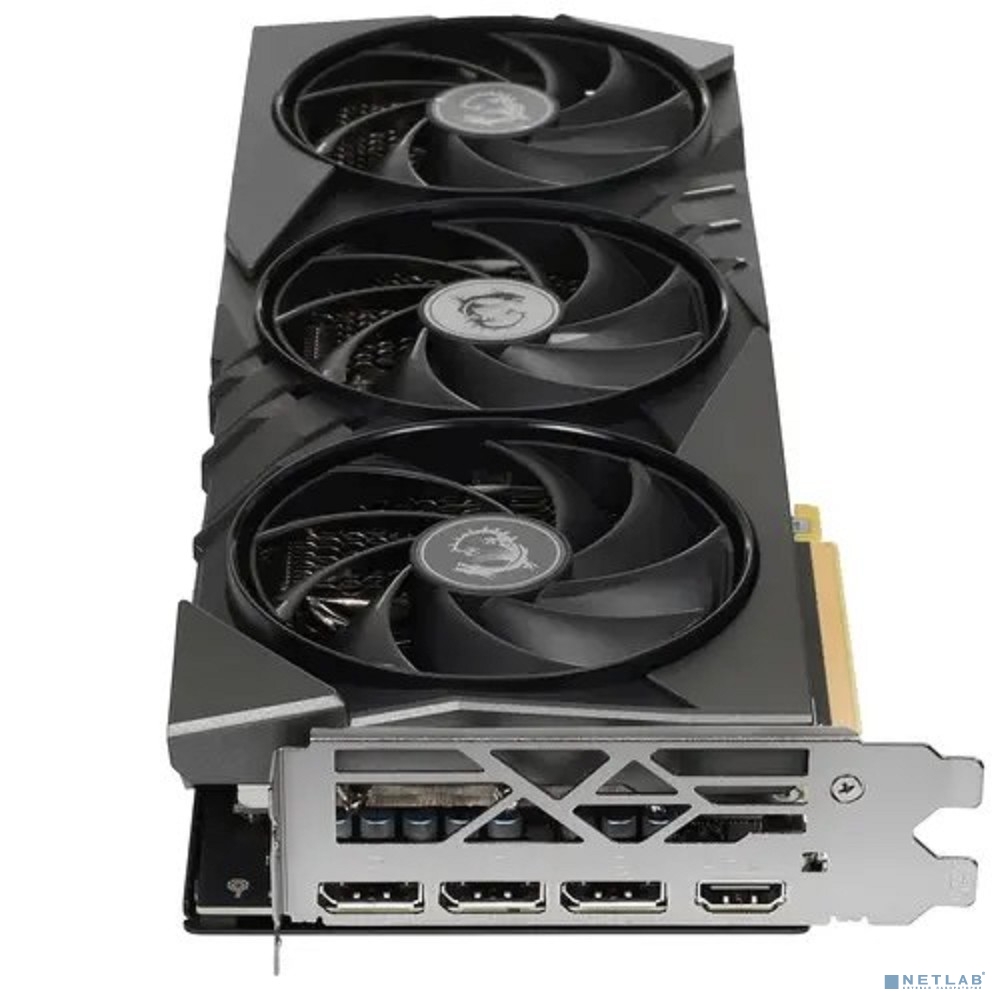 Видеокарта MSI PCI-E 4.0 RTX 4070 GAMING SLIM 12G NVIDIA GeForce RTX 4070 12288Mb 192 GDDR6X 2610/21000 HDMIx1 DPx3 HDCP Ret