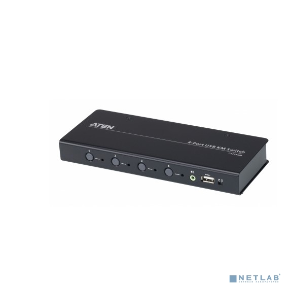 4-портовый USB КМ-переключатель с функцией Boundless Switching (кабели включены)/ 4-Port USB Boundless KM Switch
